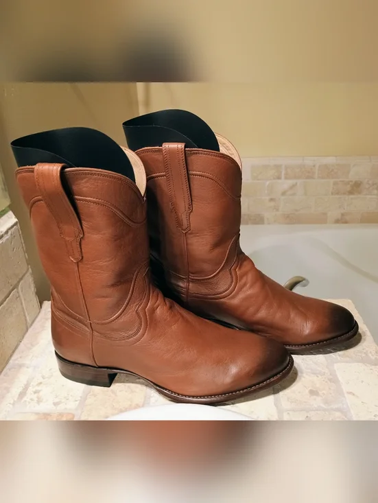 Men's Tecovas The Earl in Bourbon Calf - Picture 2 of 5